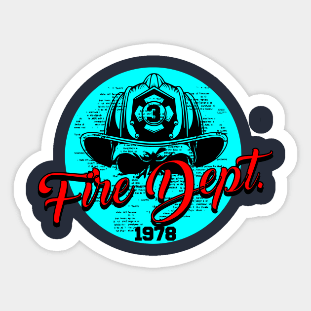 T-SHIRT FIRE RESCUE EDITION Sticker by VICTFIRE